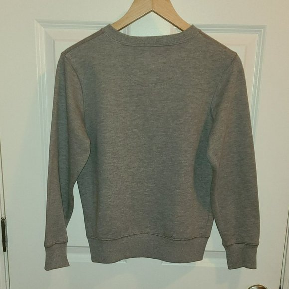 Converse Vintage Chuck Taylor Sweater (Big Boys) DK GREY  - Size  M (10-12) - Picture 3 of 6